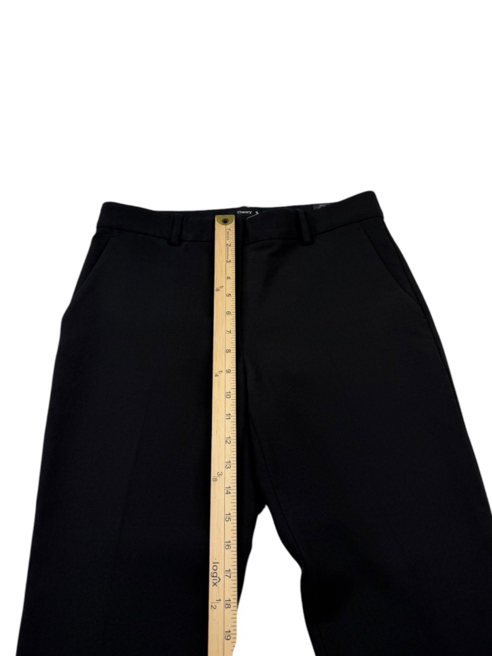Theory Treeca 2 Pioneer Black Cropped Stretch Ankle Pants Women's 6 - Picture 9 of 12